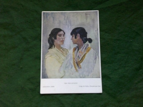 Art card augustus - card, two