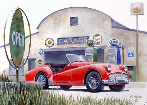 Triumph tr3a british classic - triumph,