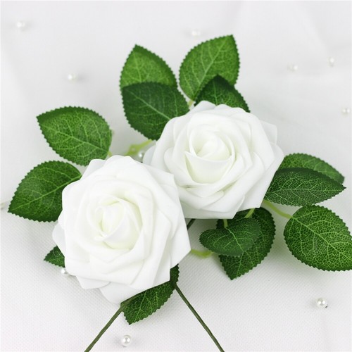 10x foam roses artificial - 10x,