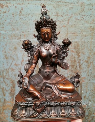 Antiques green tara buddha - antiques,