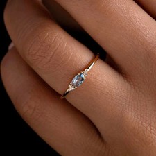 Dainty engagement ring 60ct - dainty,