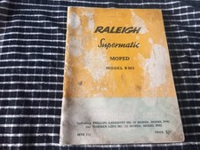 Raleigh supermatic moped RM5 spare parts list