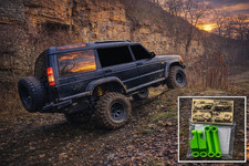 Air suspension lift - air, rod