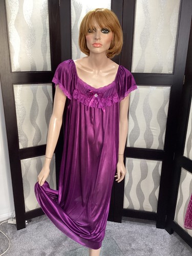 Vintage purple sexy nightgown - purple,