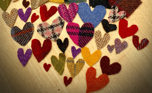 Harris tweed fabric craft - tweed,