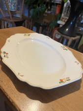 Vintage Antique John Maddock & Sons Art Deco Minerva Scallop Edge Platter