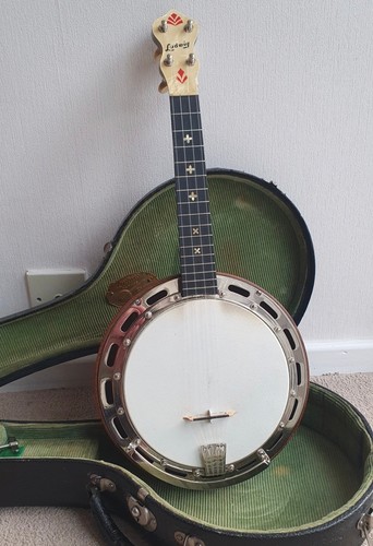 Ludwig pyralin peghead banjo - pyralin,