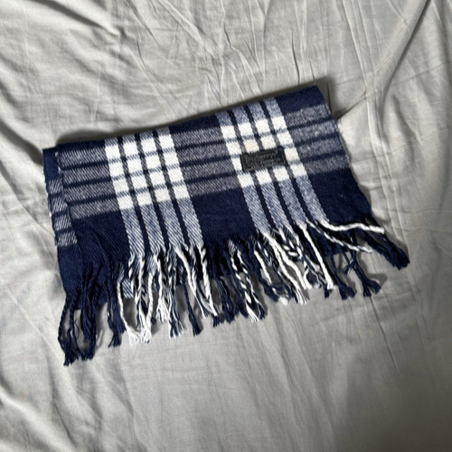 Burberry lambswool plaid scarf - burberry,
