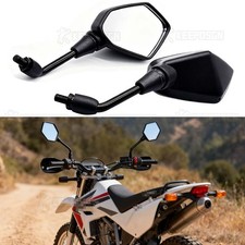 Black Motorcycle Rear View