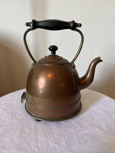 Vintage electric kettle copper - vintage,