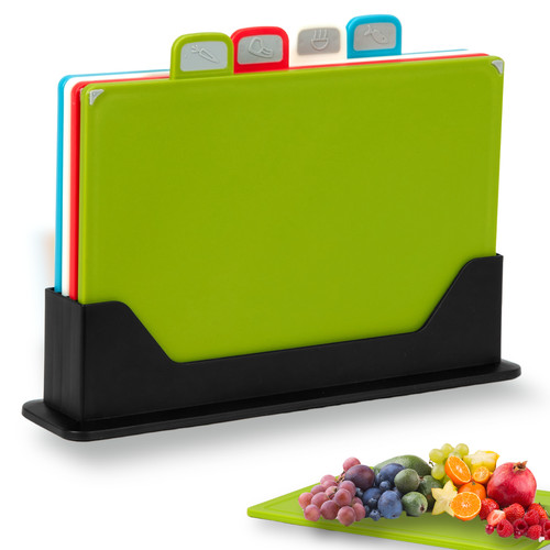 Coloured 4pcs chopping board - 4pcs,