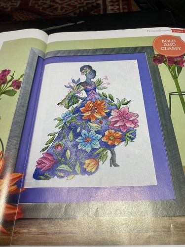Floral silhouette lady - floral,