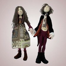 Jacasta and Oberon cloth doll soft toy sewing pattern 14" tall character dolls