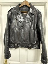 Vanson Force Police Motorcycle Patrol Jacket 46 Chest Made In USA. BLUF interest
