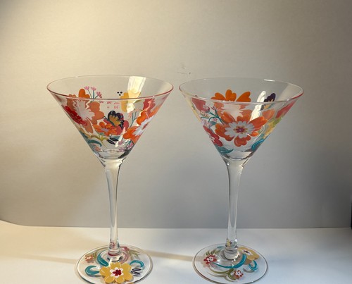 Pair decorative floral - of,