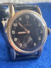 Vintage Zentra german Automatic Watch Military Style 1950s gold plated serviced 