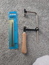 Wooden Handle Piercing Saw + Blades Perfect For Making Challenge Pins Locksport