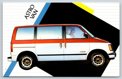 Postcard chevrolet astro van - chevrolet,