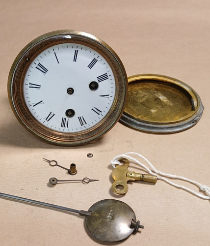 French antique clock - french,