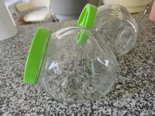 Pair glass sweet cookie - of, glass,