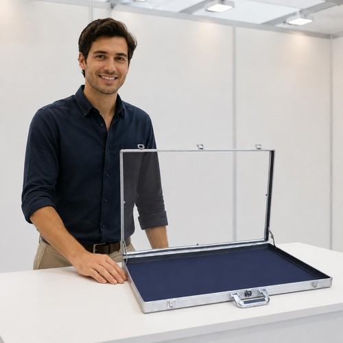 Portable card display case - card,