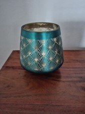 Teal Blue Green Art Deco Style