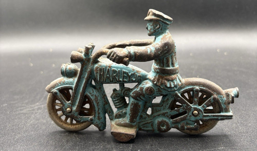 Hubley cast iron harley - cast,
