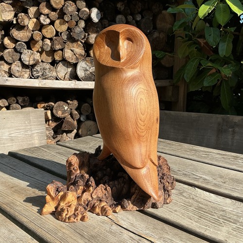 Large vintage carved - carved, wood