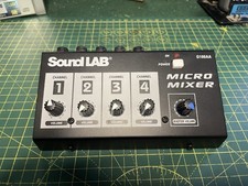 Sound Lab 4-Channel Mono Mixer