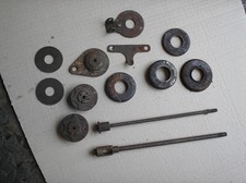 Norton BSA 350 500 600 ? MIXED steering damper parts USED JOB LOT SPARES REPAIR