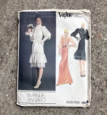 VOGUE pattern EMANUEL UNGARO