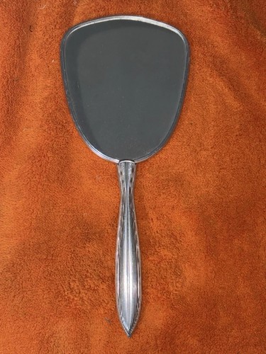 Vintage hand mirror floral - vintage,
