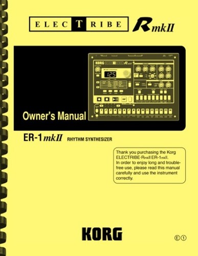 Korg electribe mk ii - korg, er-1
