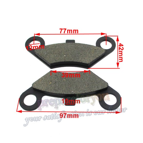 Front disc brake pads - pads, for