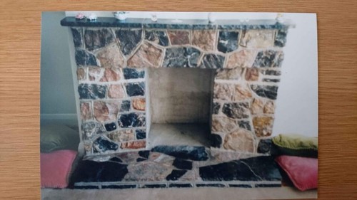 Granite fireplace surround - fireplace,