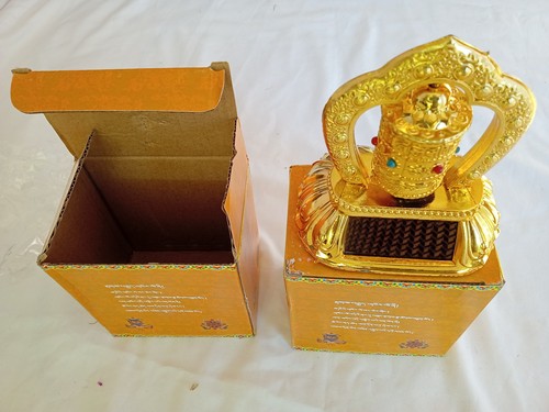 Solar energy prayer wheel - solar,