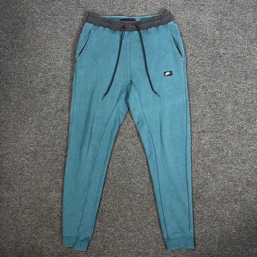 Nike teal tapered joggers - teal,