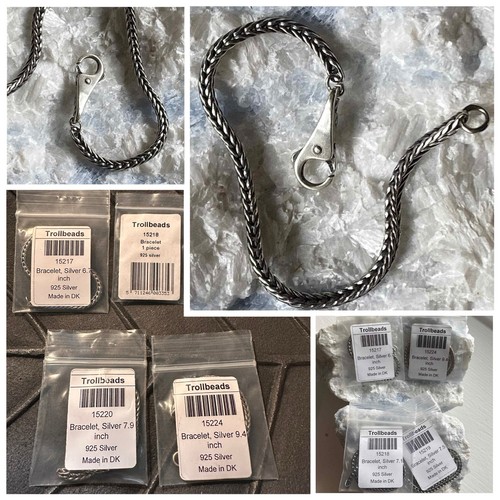 New set trollbead sterling - new,