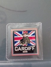 2018 Cardiff British Grand Prix Gold Speedway Badge