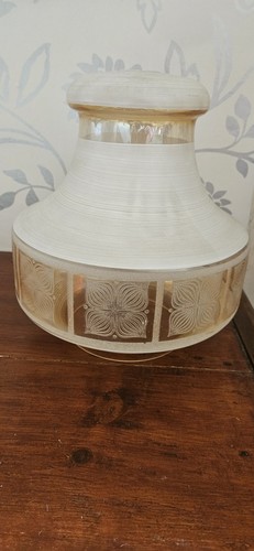 Vintage retro etched glass - vintage,