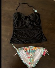 New Swim Suit Tankini Floral