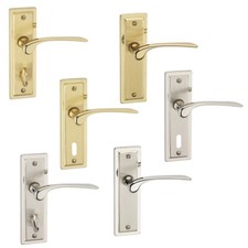 Como Metal Lever Handle Set w/