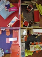 RARE PIPPA DAWN HOUSE WITH DOLLS, CLOTHING AND FURNITURE