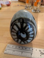 Rare CK Vintage Poole Pottery Atlantis Egg Shaped Ornament A22 Carol Kellett