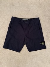 Stone Island Black Cargo Shorts 34W