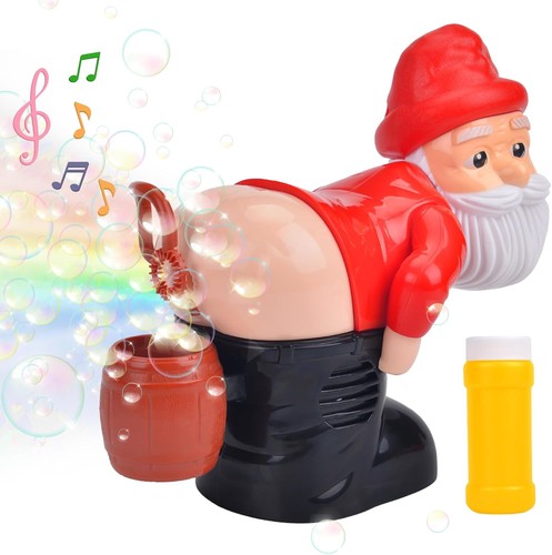 Christmas funny bubble blowing - christmas,