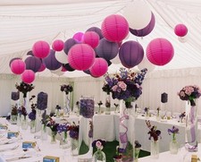 24PCs Paper Lanterns Lampshade