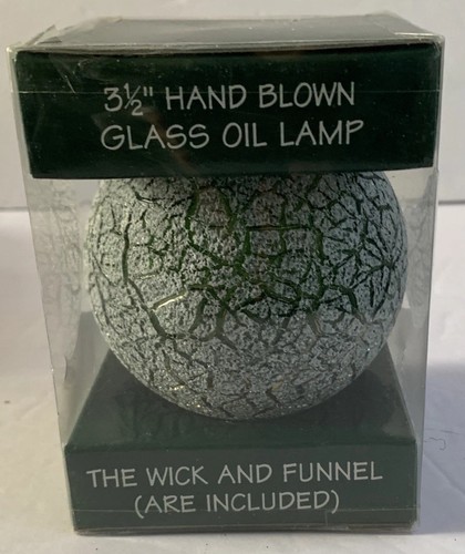 Handblown crackle art glass - art,