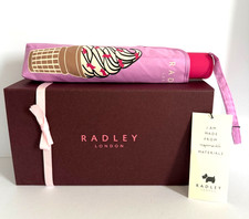 Radley Gift Boxed Feeling Sweet Folding Handbag Umbrella BNWT RRP £45