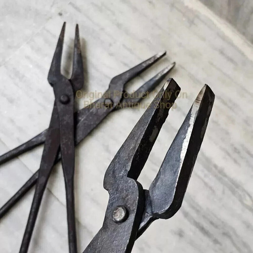 Blacksmith long jaw tongs - blacksmith, set